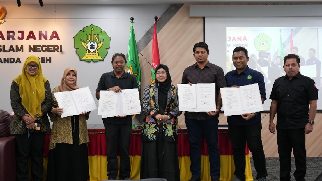 MJC dan AJI Banda Aceh Teken Kerja Sama dengan UIN Ar-Raniry